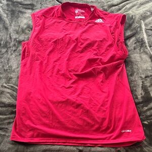 Adidas Red Muscle Tee